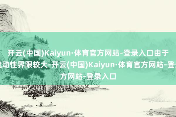开云(中国)Kaiyun·体育官方网站-登录入口由于开释流动性界限较大-开云(中国)Kaiyun·体育官方网站-登录入口